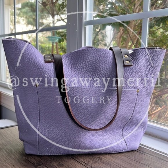 Portland Leather Handbags - NEW Portland Leather Goods Wisteria Large Classic Tote!